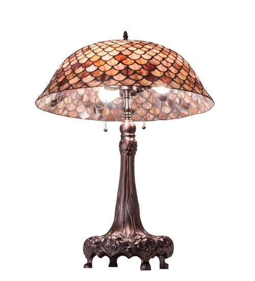 31" High Fishscale Table Lamp