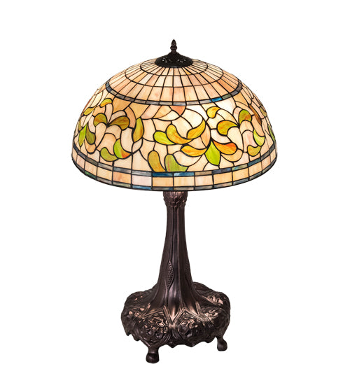 31" High Tiffany Turning Leaf Table Lamp