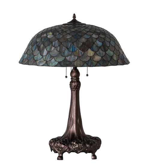 31" High Tiffany Fishscale Table Lamp