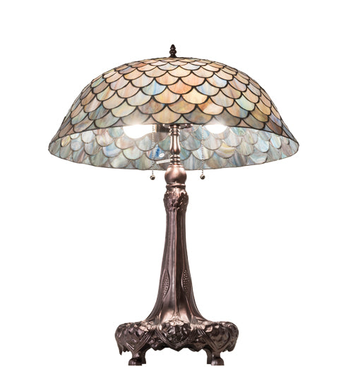 31" High Tiffany Fishscale Table Lamp