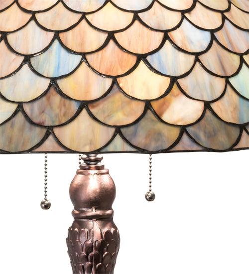 31" High Tiffany Fishscale Table Lamp