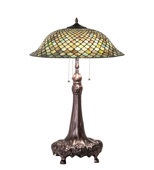 31" High Tiffany Fishscale Table Lamp