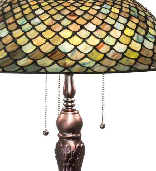 31" High Tiffany Fishscale Table Lamp