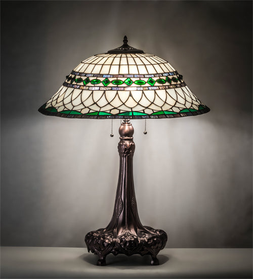 31" High Tiffany Roman Table Lamp