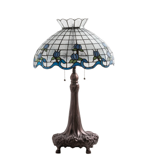 32" High Roseborder Table Lamp