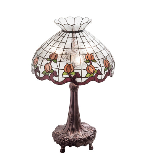 33" High Roseborder Table Lamp