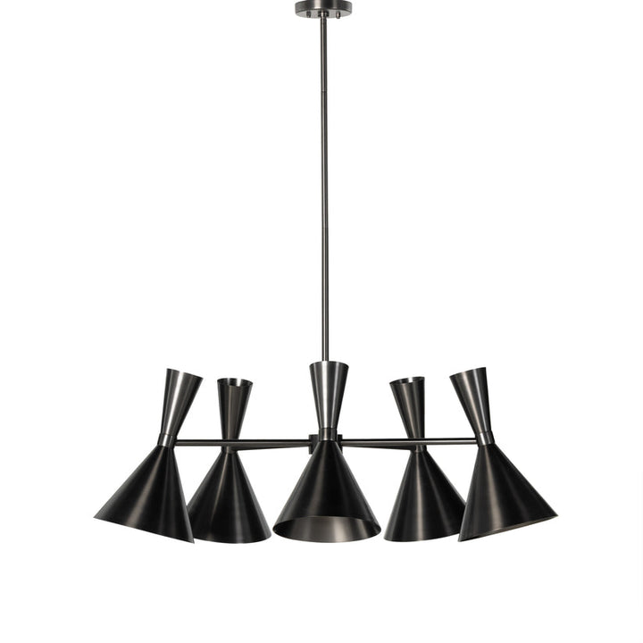 Clement Chandelier-Burnt Brass