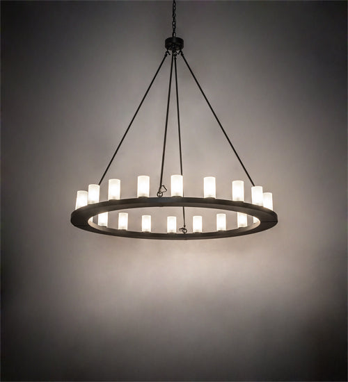 60" Wide Loxley 20 Light Chandelier