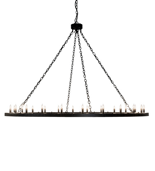 72" Wide Loxley 24 Light Chandelier