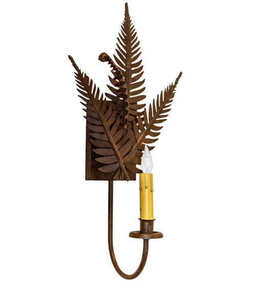 10" Wide Fern Wall Sconce