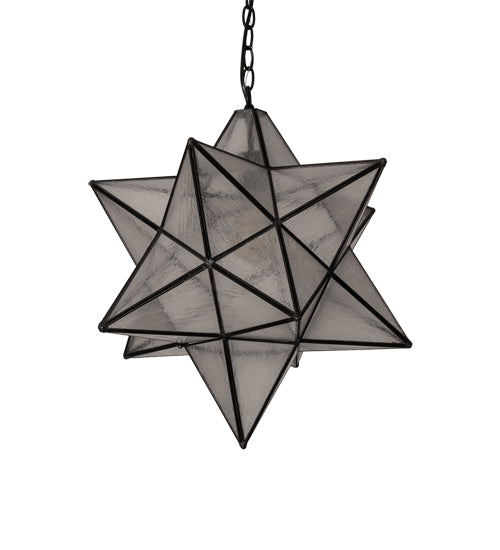 18" Wide Moravian Star Pendant