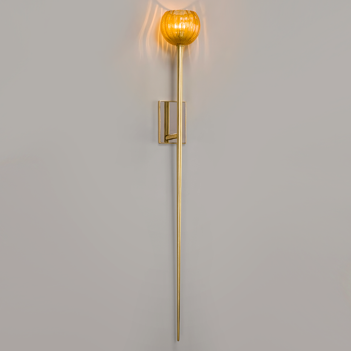 Merlin Wall Sconce 51" - Gold Leaf