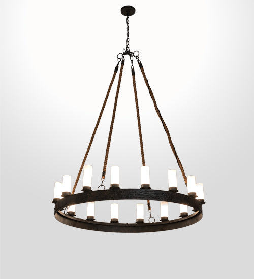 60" Wide Costello Ring 16 Light Chandelier