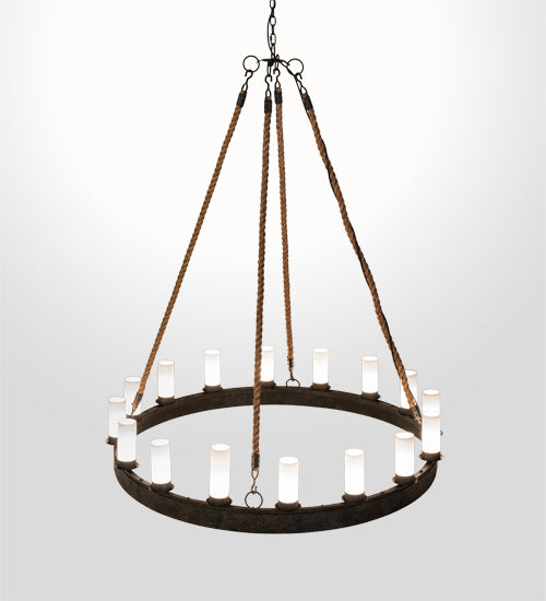 60" Wide Costello Ring 16 Light Chandelier