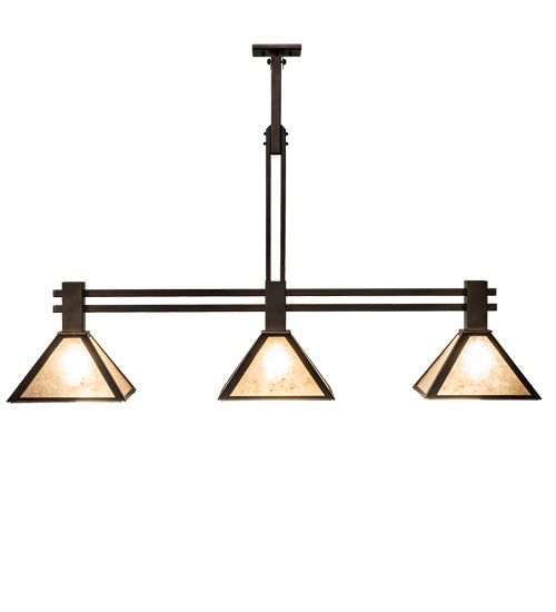 45" Long Soffe 3 Light Island Pendant