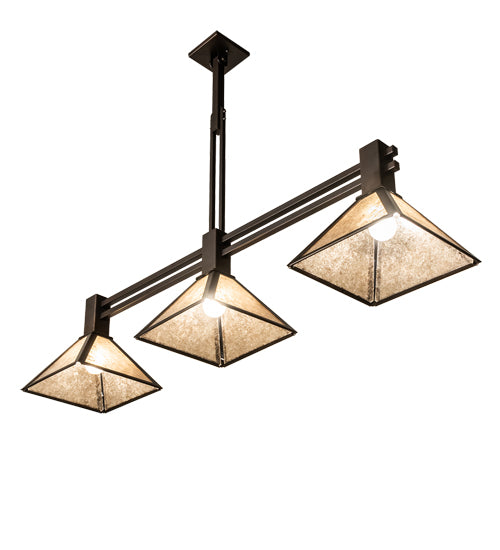 45" Long Soffe 3 Light Island Pendant