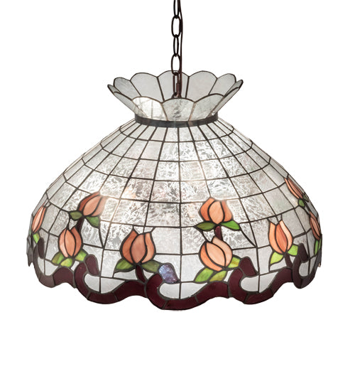 20" Wide Roseborder Pendant