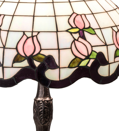 26" High Roseborder Table Lamp