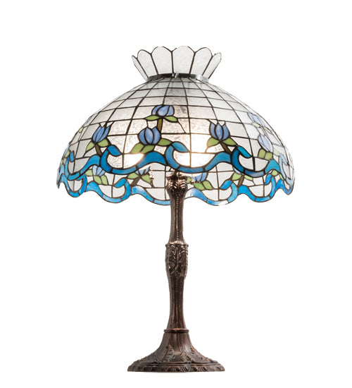 26" High Roseborder Table Lamp