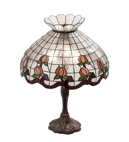 26" High Roseborder Table Lamp