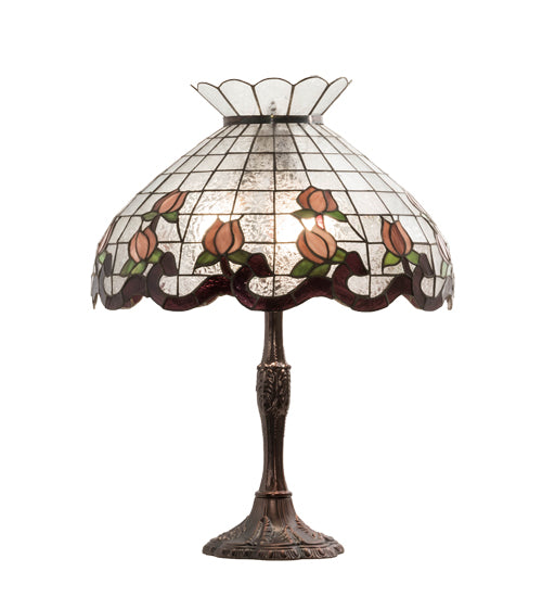 26" High Roseborder Table Lamp