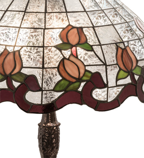 26" High Roseborder Table Lamp