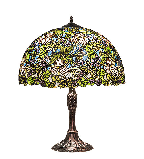 26" High Trillium & Violet Table Lamp