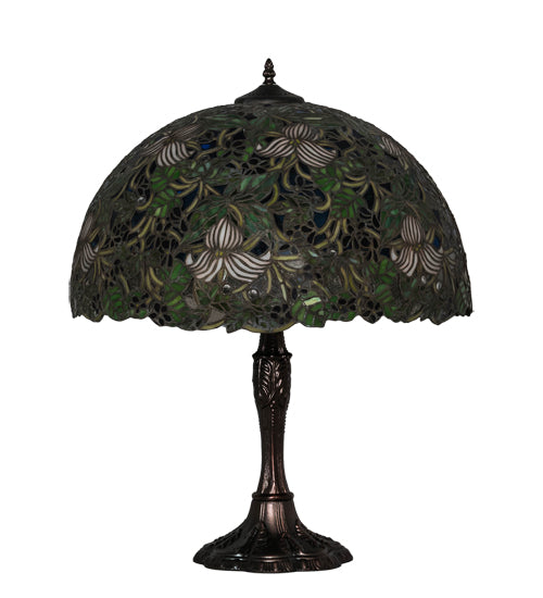 26" High Trillium & Violet Table Lamp