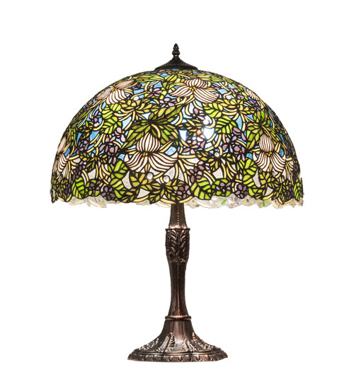 26" High Trillium & Violet Table Lamp