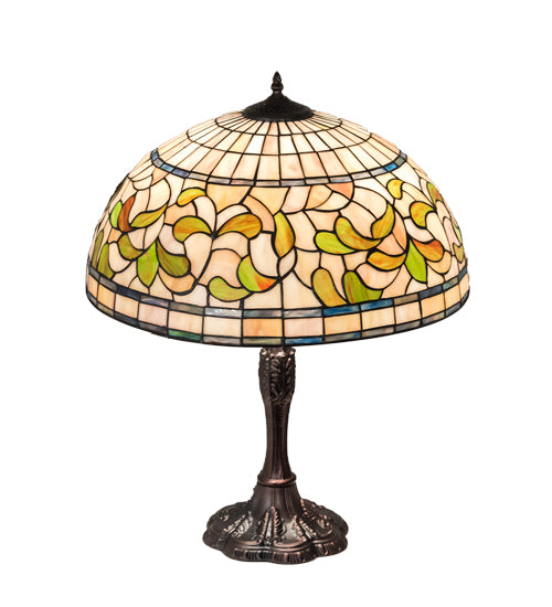 26" High Tiffany Turning Leaf Table Lamp