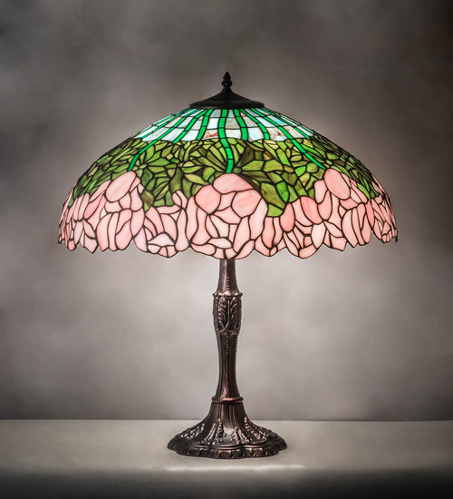 26" High Tiffany Cabbage Rose Table Lamp