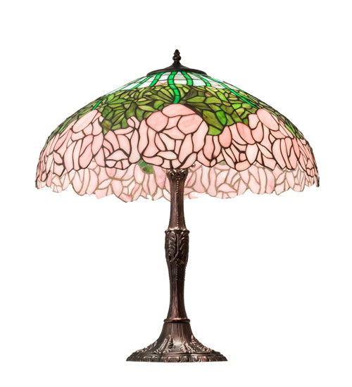 26" High Tiffany Cabbage Rose Table Lamp