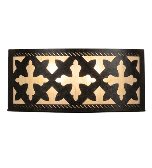 18" Wide Cardiff Wall Sconce