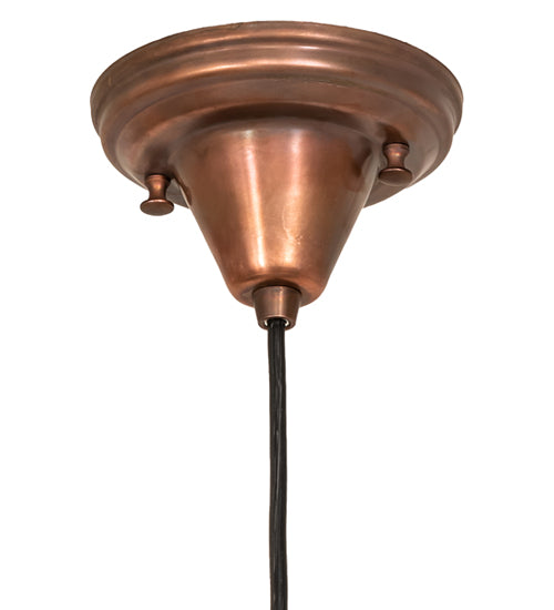 10" Wide Cone Rivet Mini Pendant