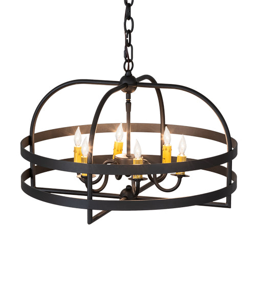 22" Wide Aldari 6 Light Chandelier