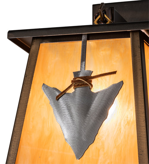 9" Wide Arrowhead Wall Sconce