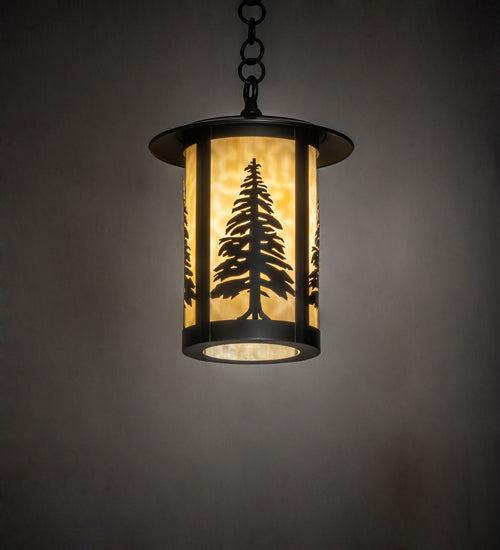 10" Wide Fulton Tall Pines Mini Pendant