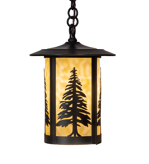 10" Wide Fulton Tall Pines Mini Pendant