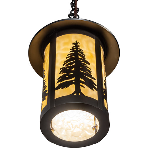 10" Wide Fulton Tall Pines Mini Pendant