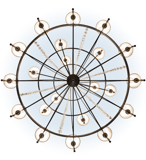 56" Wide Amaury 21 Light Three Tier Chandelier