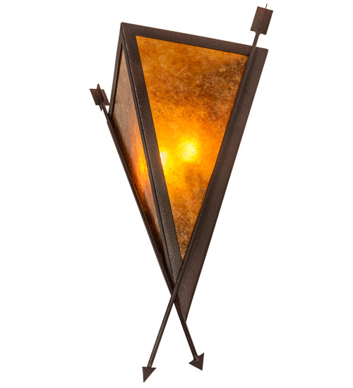 15" Wide Desert Arrow Wall Sconce