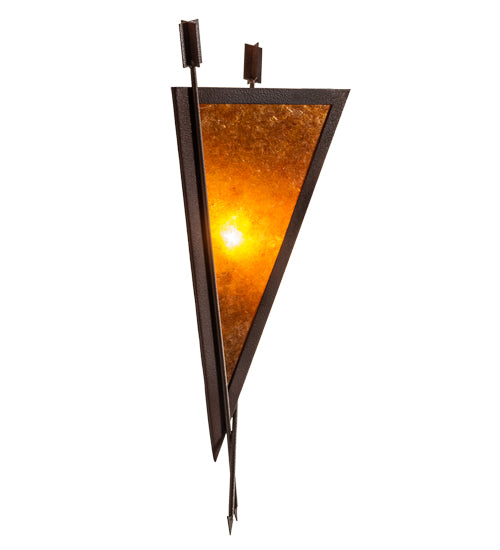 15" Wide Desert Arrow Wall Sconce