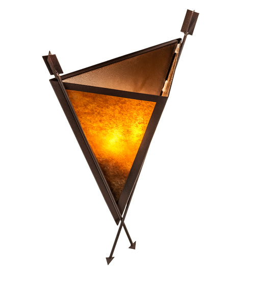 15" Wide Desert Arrow Wall Sconce