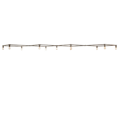 172" Long Pronograde Jack 11 Light Corridor Flushmount