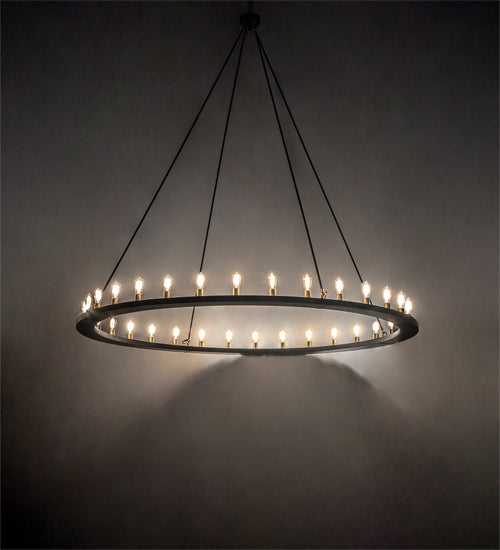 94" Wide Loxley 32 Light Chandelier