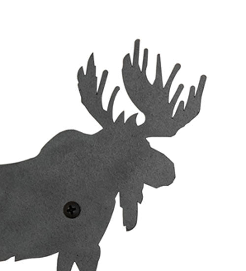 7" Wide Moose Coat Rack