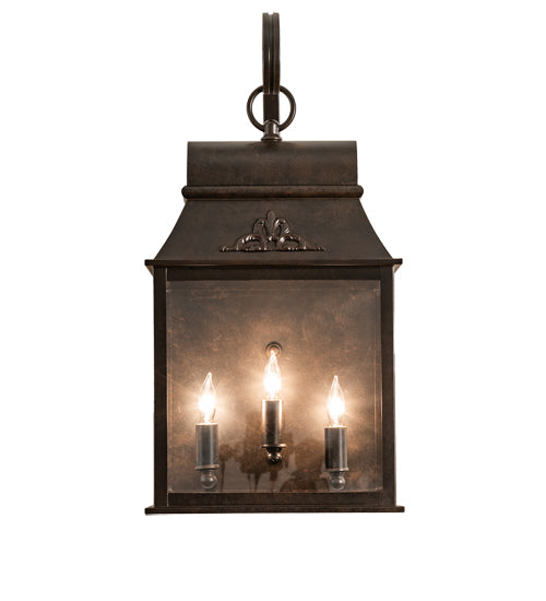 10" Wide Bastille Lantern Wall Sconce