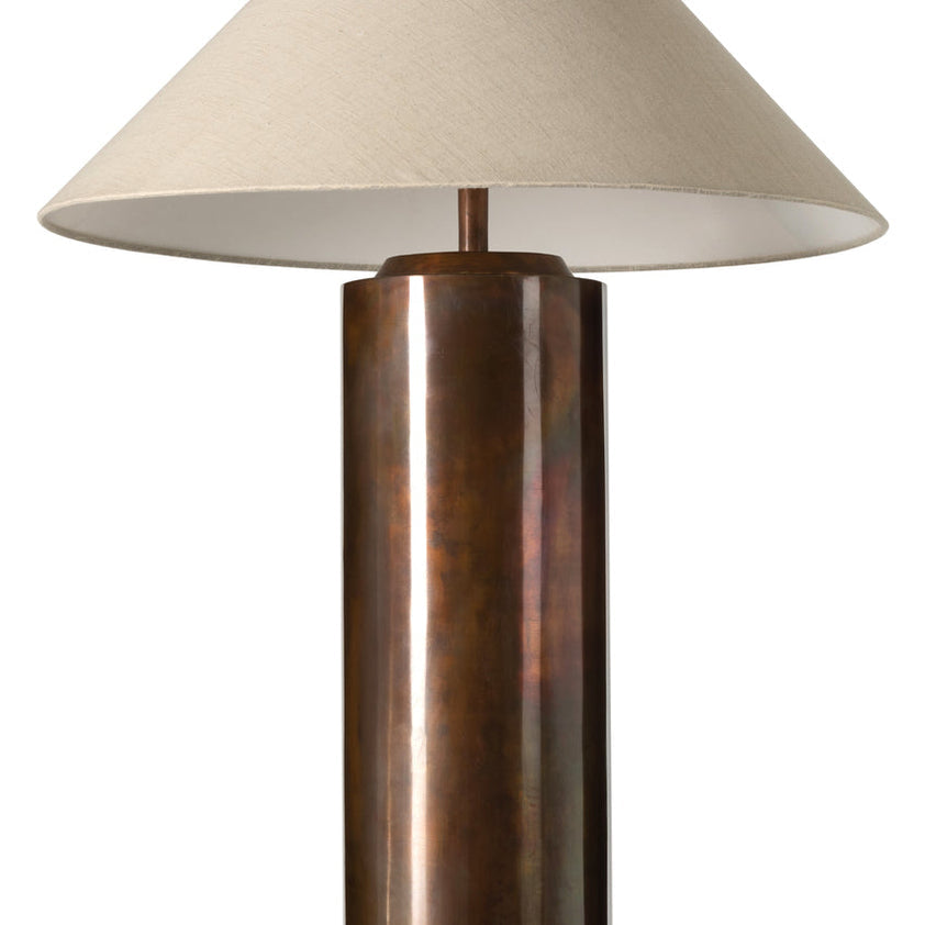 Seaton Floor Lamp-Iridescent Acid Wash