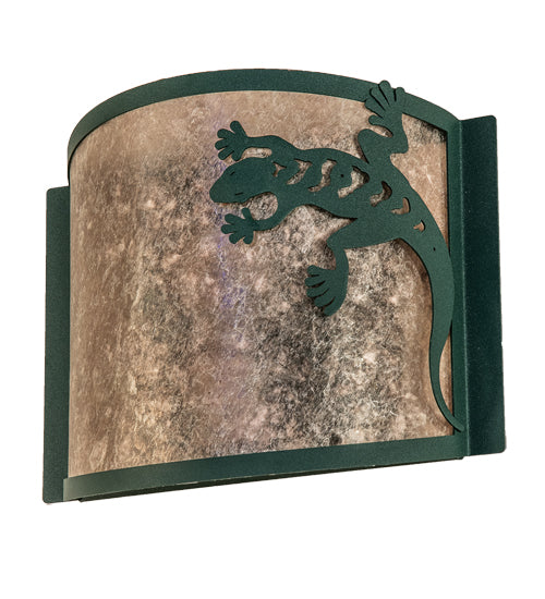 11" Wide Gecko Wall Sconce