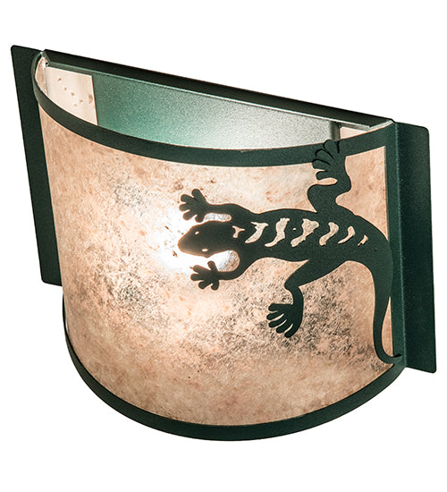 11" Wide Gecko Wall Sconce